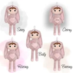 Lalka Metoo Różowy Królik