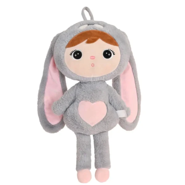 Lalka Metoo Szaroróżowy Królik 50cm