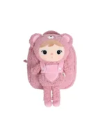 Plecak Metoo z wyjmowanym pluszakiem - Różowy Miś Teddy