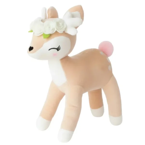 Pluszowa Sarenka z kremowym wianuszkiem - Duża