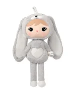 Srebrno-Szary Królik 70 cm - Lalka Metoo z imieniem dziecka