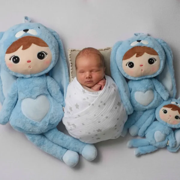 Lalka Metoo Błękitny Królik 70cm XL