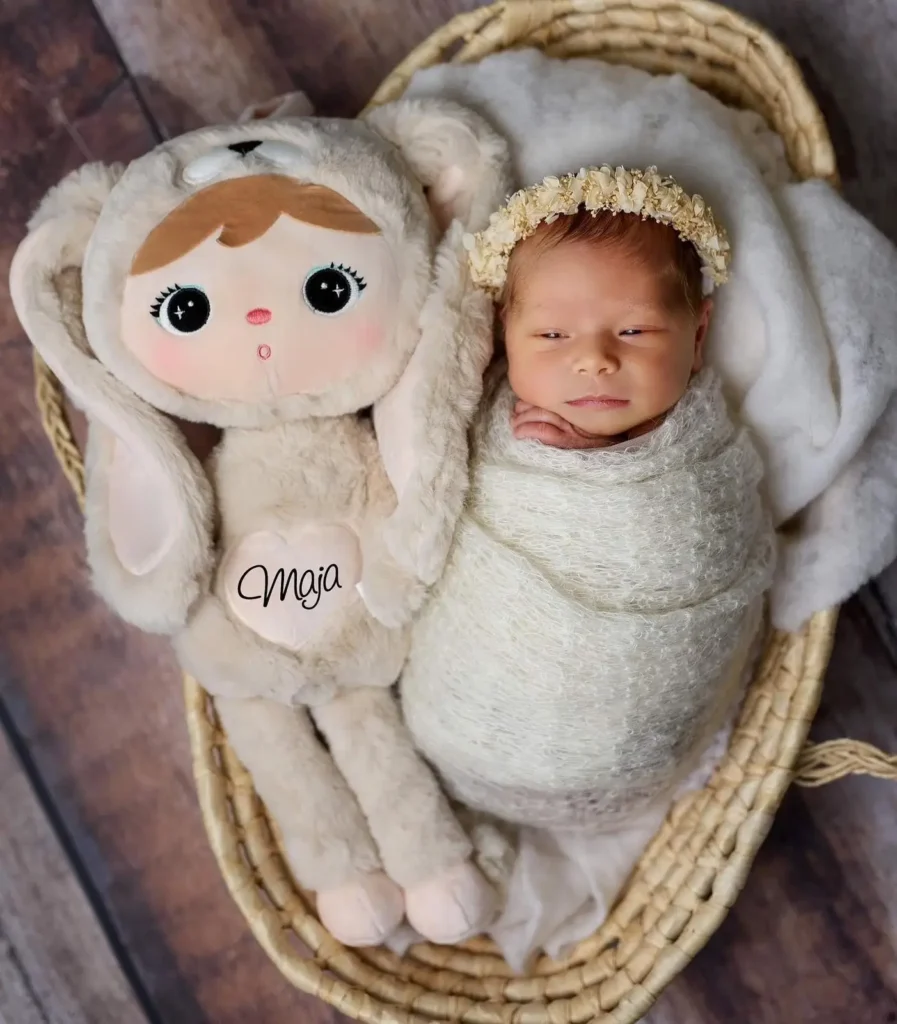 Lalka Metoo Jasnobeżowy Królik 50cm