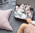 Pluszowy jednorożec S - Biały