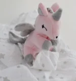 Pluszowy jednorożec S - różowy