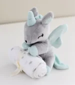 Pluszowy jednorożec S - szary