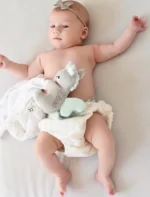 Pluszowy jednorożec S - szary