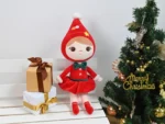 Lalka Metoo Mikołajkowa Dziewczynka 50cm