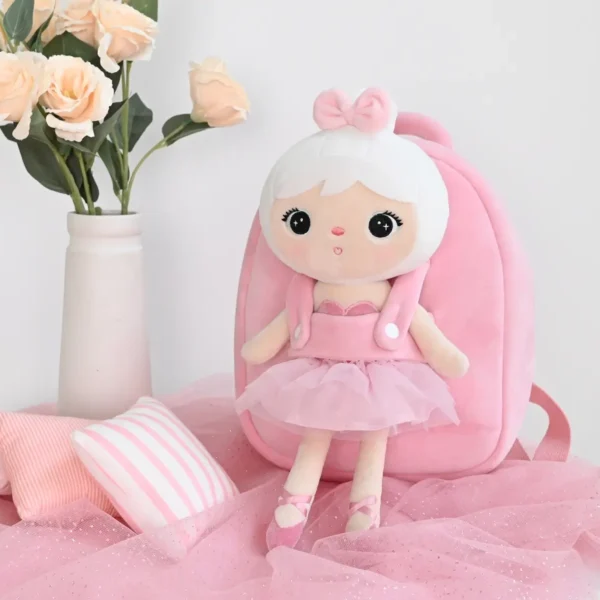 Plecak Metoo z wyjmowanym pluszakiem - Baletnica