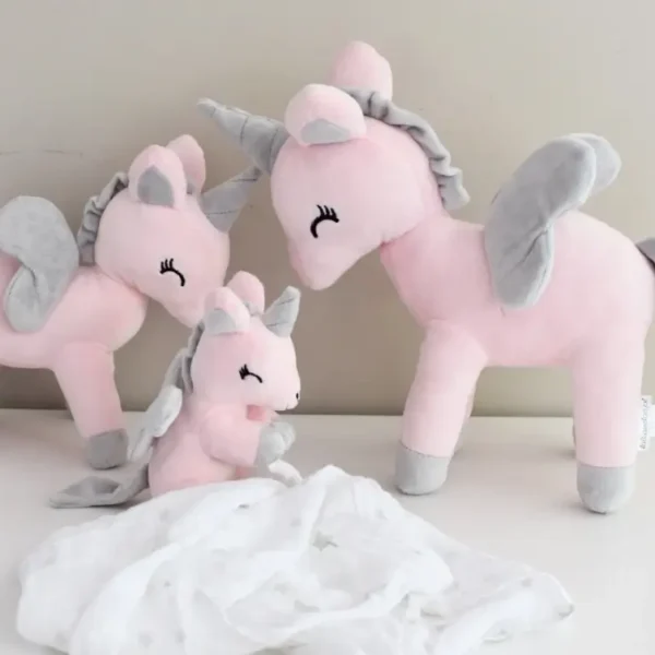 Pluszowy jednorożec L - Różowy