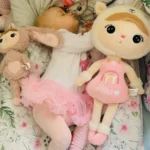 Lalka Metoo Różowa Alpaka 50cm