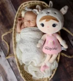 Lalka Metoo Różowa Alpaka 50cm