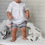 Szary Dinozaur - Tyrannosaurus Rex Rozmiar L