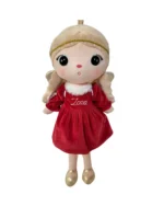 Lalka Metoo Aniołek w Świątecznej sukience 50 cm